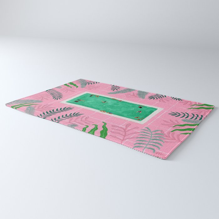 Pink riad pool Rug Gallery Image 3