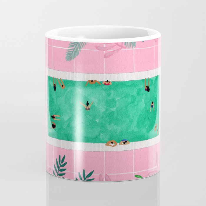 Pink riad pool Coffee Mug Gallery Image 4