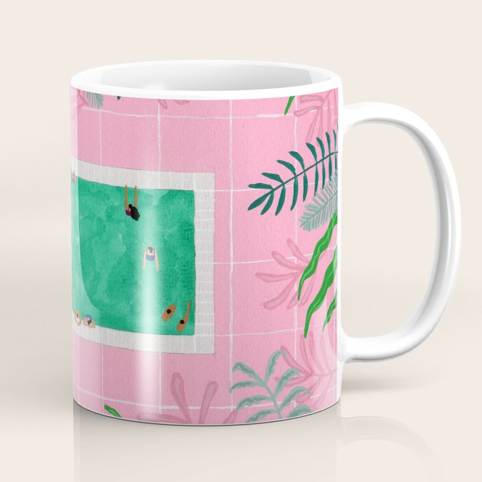 Pink riad pool Coffee Mug Gallery Image 1