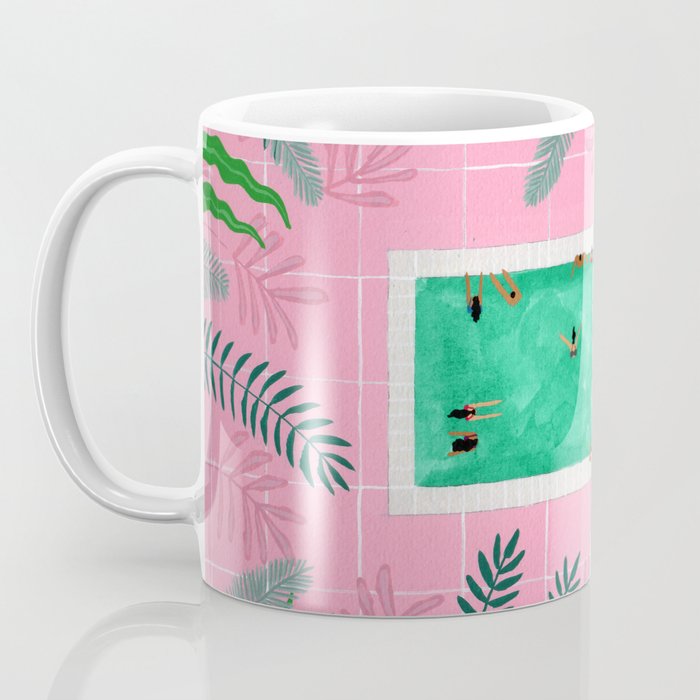 Pink riad pool Coffee Mug Gallery Image 3
