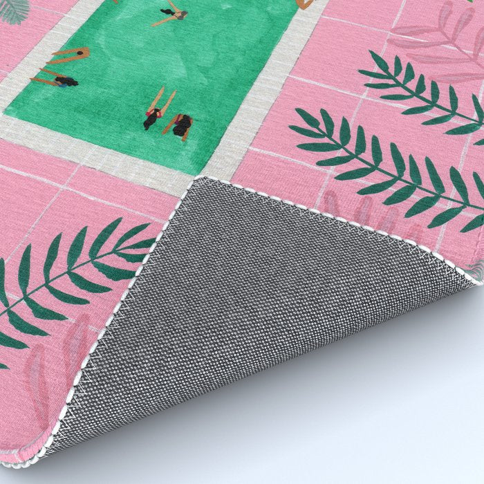 Pink riad pool Rug Gallery Image 4