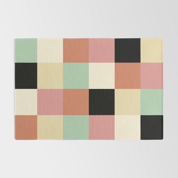 Bold Retro Checks Pattern - Large XXXIV Rug Gallery Image 2