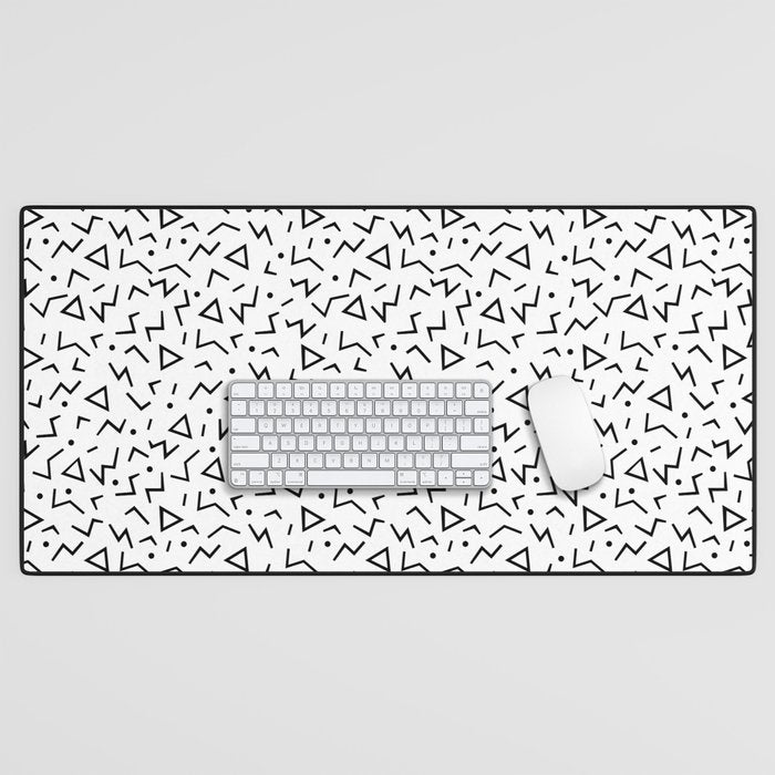 Memphis Pattern 13 - 80s Retro Desk Mat Gallery Image 1