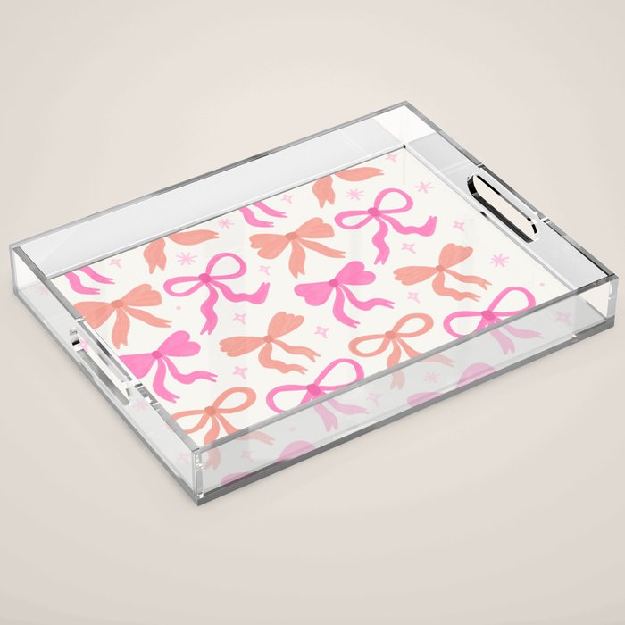 Bows Acrylic Tray Gallery Image 1