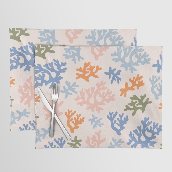Coral Reef - peach  Placemat Gallery Image 1