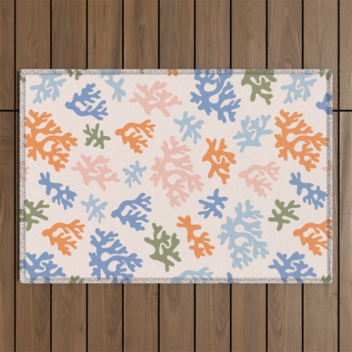 Coral Reef - peach  Outdoor Rug Gallery Image 1