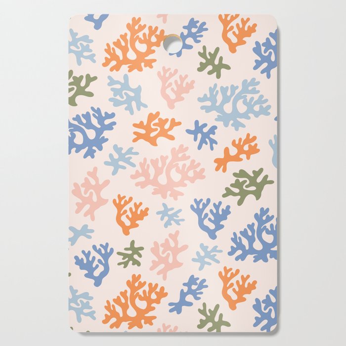 Coral Reef - peach  Cutting Board Gallery Image 1