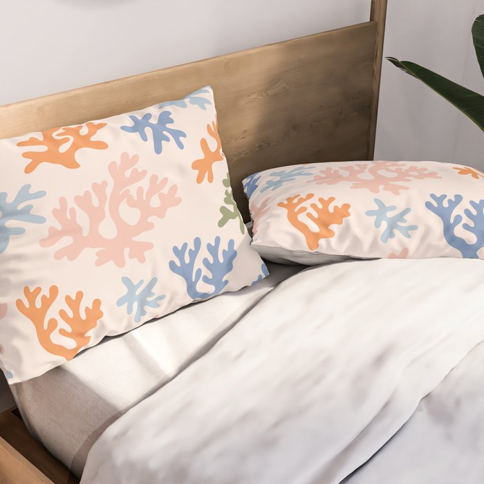 Coral Reef - peach  Pillow Sham Gallery Image 2