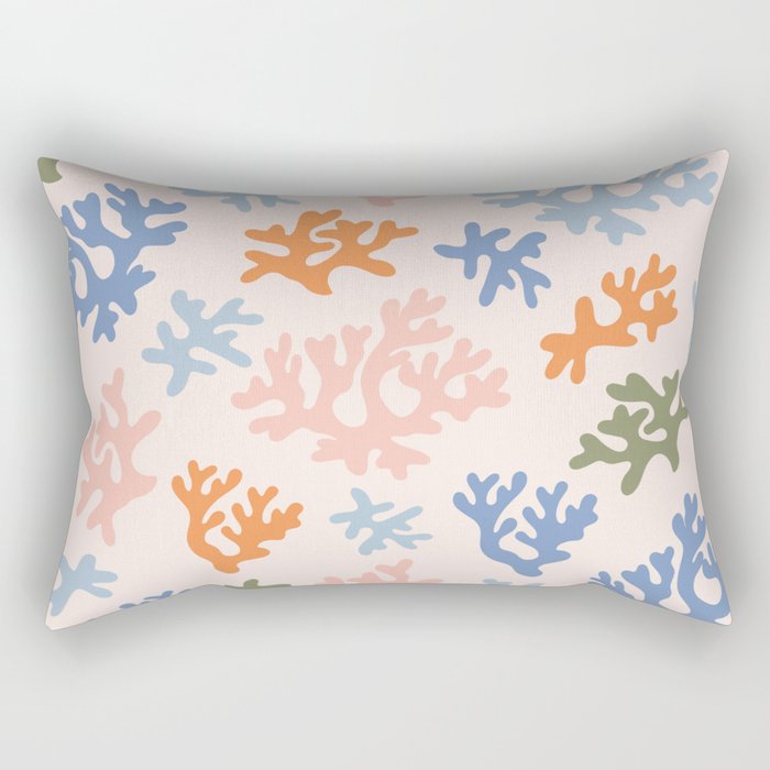 Coral Reef - peach  Rectangular Pillow Gallery Image 2