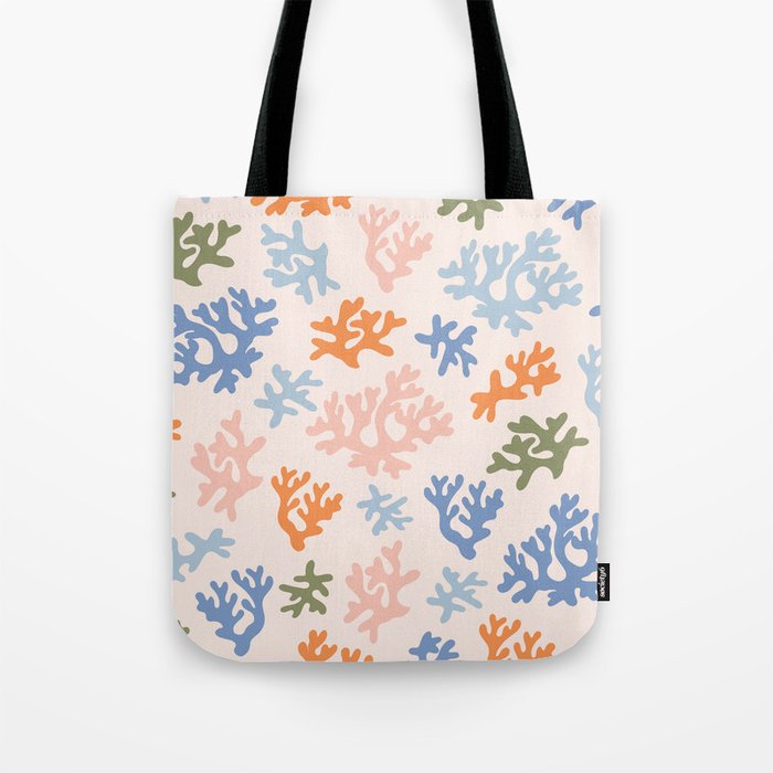 Coral Reef - peach  Tote Bag Gallery Image 1