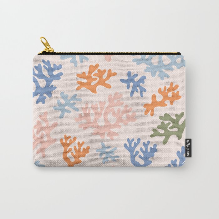 Coral Reef - peach  Carry All Pouch Gallery Image 1