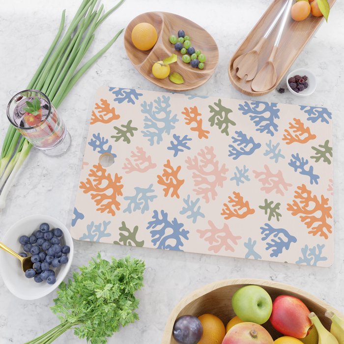 Coral Reef - peach  Cutting Board Gallery Image 2