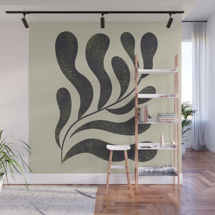 Abstract Plant No. 3 Wall Mural Gallery Image 1