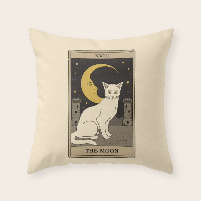 The Moon Throw Pillow Gallery Image 1