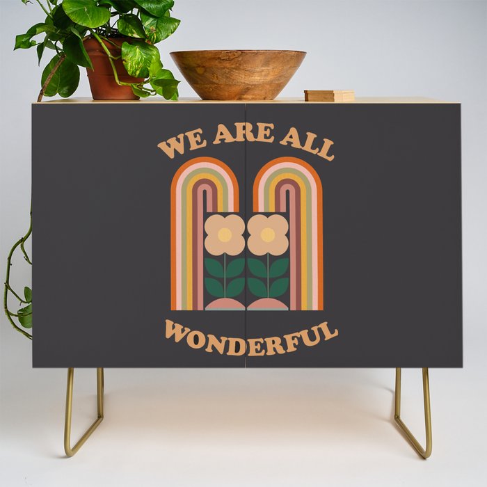 We Are All Wonderful  Credenza Gallery Image 1