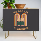 We Are All Wonderful  Credenza Gallery Image 1