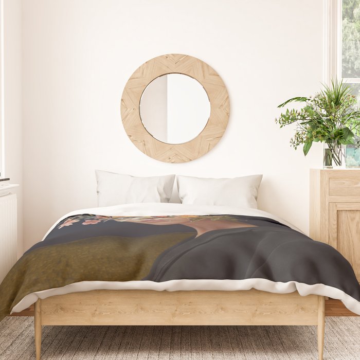 Floral Portrait 38 Duvet Cover Gallery Image 3