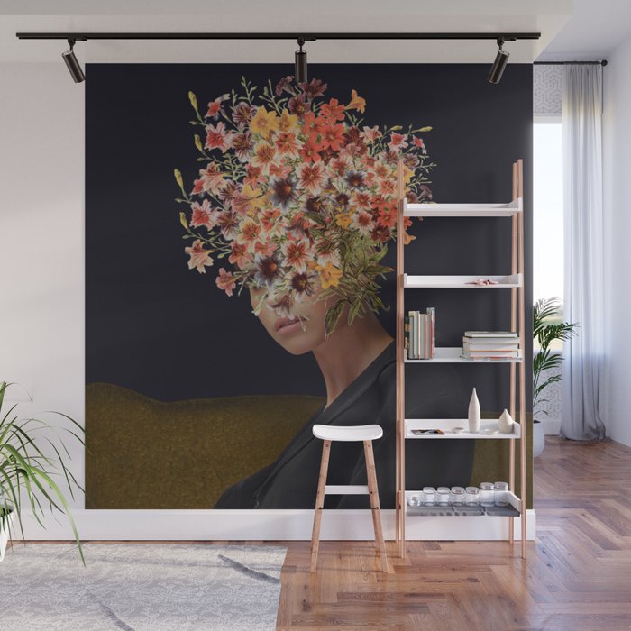 Floral Portrait 38 Wall Mural Gallery Image 1
