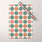 Retro Summer Daisies IX Wrapping Paper Gallery Image 1