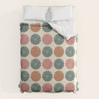 Retro Summer Daisies IX Duvet Cover Gallery Image 6