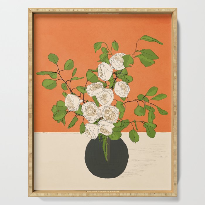 Beautiful Bouquet 05 Serving Tray Gallery Image 1