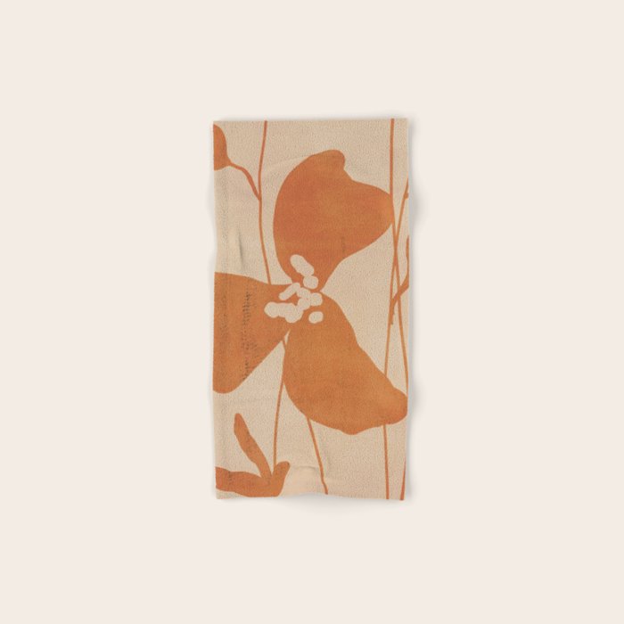 Abstract Minimal Flowers 3 Bath Towel Gallery Image 1