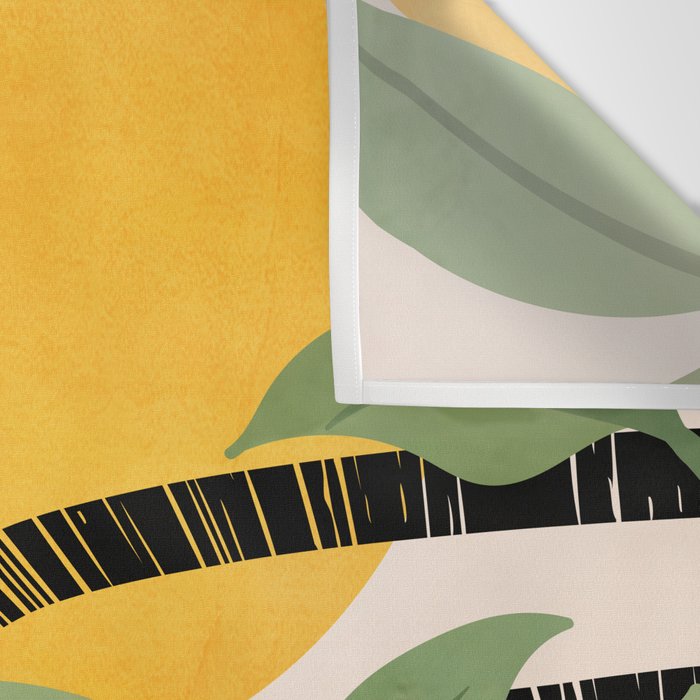 Tropical Garden Leaves 02 Wall Tapestry Gallery Image 3
