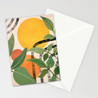 Tropical Garden Leaves 02 Stationery Card Gallery Image 2