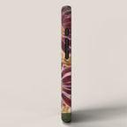 Daisies in Country Field Painting in Burgundy Red iPhone Case Gallery Image 2