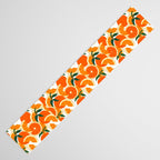 Orange Harvest - White Table Runner Gallery Image 3