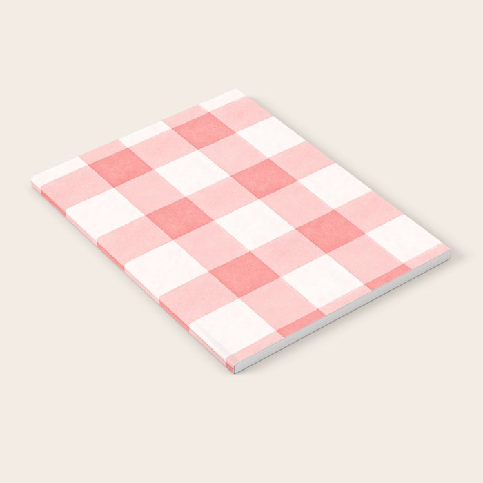Pink Gingham Notebook Gallery Image 2