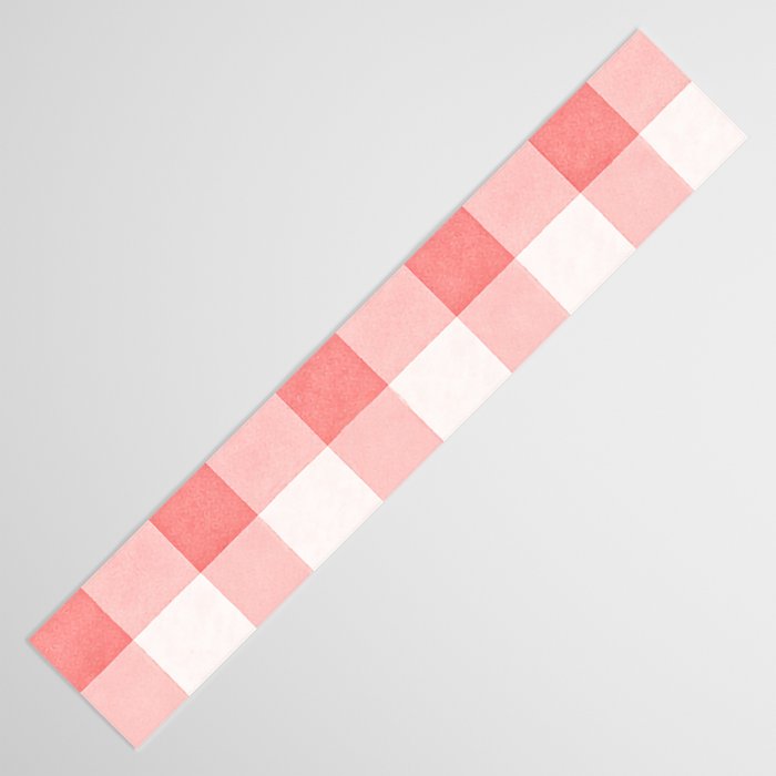 Pink Gingham Table Runner Gallery Image 3