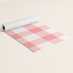 Pink Gingham Yoga Mat Gallery Image 2
