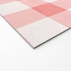 Pink Gingham Welcome Mat Gallery Image 2