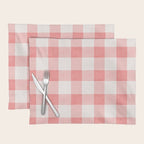 Pink Gingham Placemat Gallery Image 1
