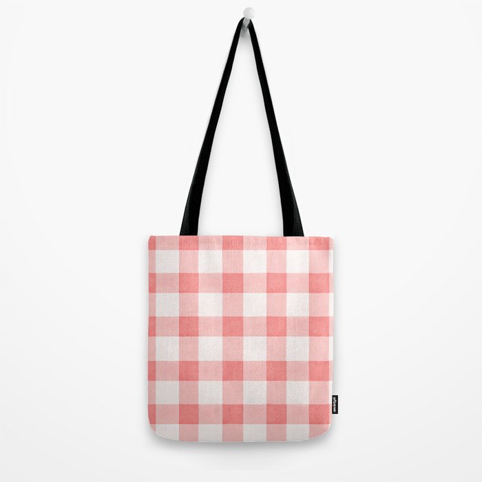 Pink Gingham Tote Bag Gallery Image 2