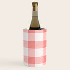 Pink Gingham Wine Chiller Gallery Image 1