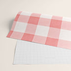 Pink Gingham Wrapping Paper Gallery Image 2