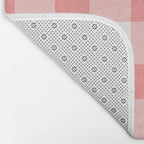 Pink Gingham Bath Mat Gallery Image 2