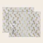 Gold Pineapple Pattern Placemat Gallery Image 1