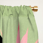 Minimal Abstract Art Tropical Garden 5 Window Curtain Gallery Image 2