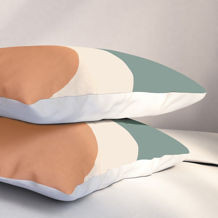 Modern Minimal Arch Abstract LXXXIX Pillow Sham Gallery Image 3