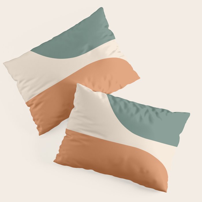 Modern Minimal Arch Abstract LXXXIX Pillow Sham Gallery Image 1