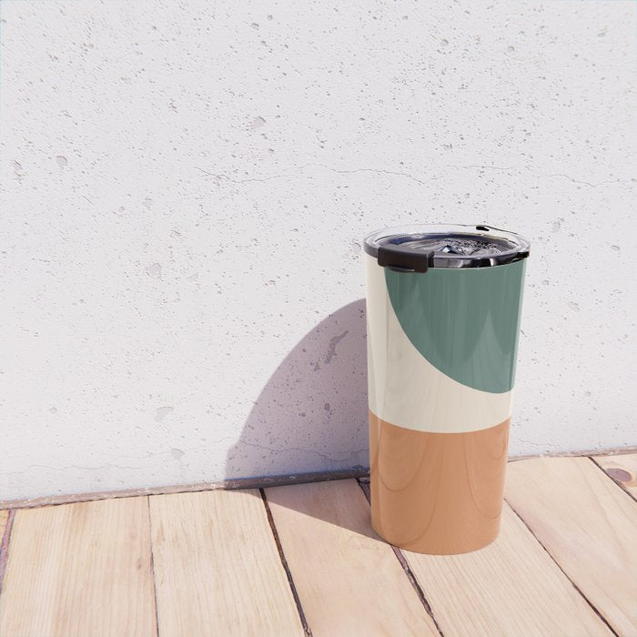 Modern Minimal Arch Abstract LXXXIX Travel Mug Gallery Image 4