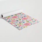 Tropical Coral Floral Yoga Mat Gallery Image 2