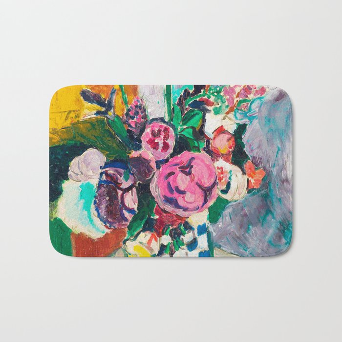 Still Life After Matisse Digital Vector Painting Bath Mat Gallery Image 1