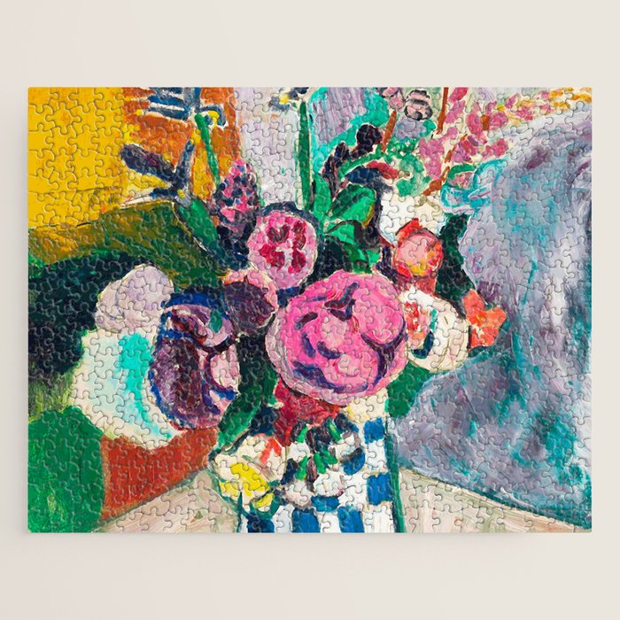 Still Life After Matisse Digital Vector Painting Jigsaw Puzzle Gallery Image 1
