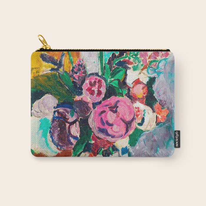Still Life After Matisse Digital Vector Painting Carry All Pouch Gallery Image 1