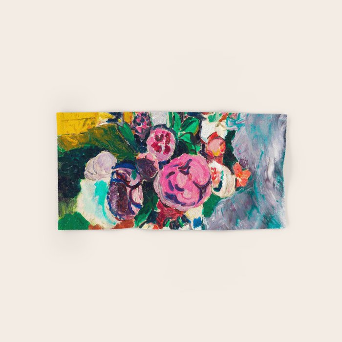 Still Life After Matisse Digital Vector Painting Bath Towel Gallery Image 1