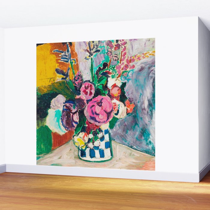 Still Life After Matisse Digital Vector Painting Wall Mural Gallery Image 2